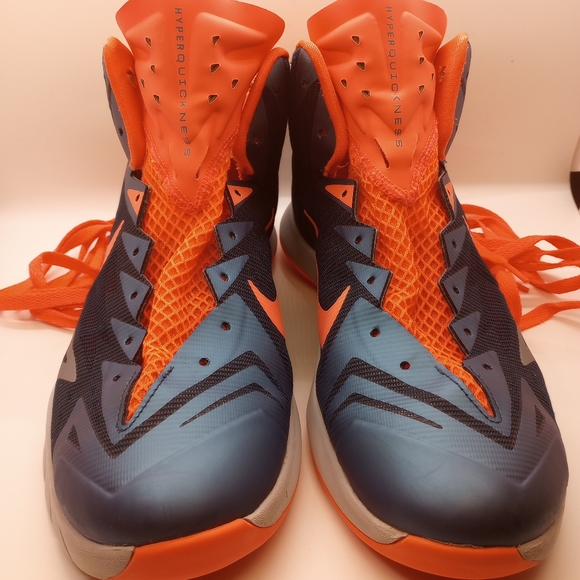 Nike Lunar Hyperquickness "Space Blue Bright Mango" Size 7 - Picture 3 of 6